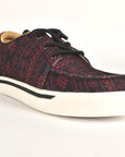 Mens Aztec Print Canvas Sneaker