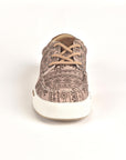 Mens Aztec Print Canvas Sneaker