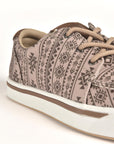 Mens Aztec Print Canvas Sneaker