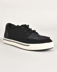 Mens Aztec Print Canvas Sneaker