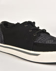 Mens Aztec Print Canvas Sneaker