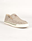 Mens Heather Canvas Slip-On Sneaker