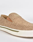 Mens Heather Canvas Slip-On Sneaker