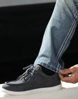 Mens Lightweight Heather Canvas Sneaker