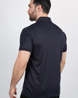 Mens Modern Fit Stretch Full Body Crystals Polo