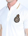 Mens Modern Fit Stretch Fashion Polo