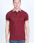 Mens Modern Fit Stretch Fashion Polo