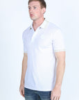 Mens Modern Fit Stretch Fashion Polo