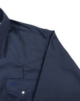Rancher Crease - Navy Blue - Long Sleeve - Snaps
