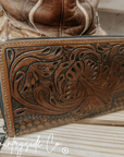Boulder Tooled Leather Wallet