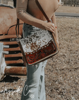 Magdalene Concealed Carry Cowhide Purse and Wallet BUNDLE