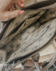 Jesse Cowhide and Tooled Leather Tote Purse by Countryside Co.