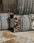 Charlene Cowhide Weekender Bag by Countryside Co.