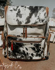 Boulder Cowhide Conceal Carry Backpack Laptop Bag by Countryside Co.