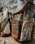 Boulder Cowhide Conceal Carry Backpack Laptop Bag by Countryside Co.