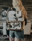 Boulder Cowhide Conceal Carry Backpack Laptop Bag by Countryside Co.