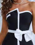 Erin Elmore bow dress