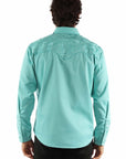 Floral Tooled Embroidery Shirt - P-634