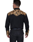 Floral Tooled Embroidery Shirt - P-634X