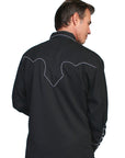 Solid Shirt W/candy Cane Piping - P-726
