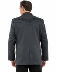 Floral Tonal Emb. Blazer - P-733X