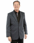 Floral Tonal Emb. Blazer - P-733X