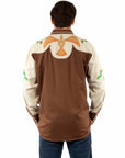 Phoenix Embroidery Shirt - P-734X
