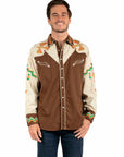 Phoenix Embroidery Shirt - P-734X