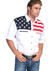 Short Sleeve Color Block Shirt - P-756SSX