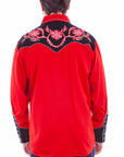Red Flower Emb. - P-789X