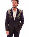 Floral Emb. Blazer - P-916