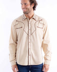 Solid Shirt With Piping & Arrows - P-920