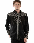 Paisley Embroidered Shirt - P-929