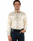 Paisley Embroidered Shirt - P-929