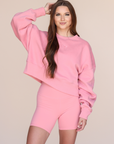 WARMUP PULLOVER | PETAL PINK