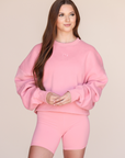 WARMUP PULLOVER | PETAL PINK