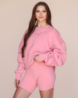 WARMUP PULLOVER | PETAL PINK