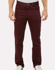 Slade Men's Wine Relaxed Fit Stretch Pants