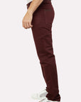 Slade Men's Wine Relaxed Fit Stretch Pants