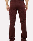 Slade Men's Wine Relaxed Fit Stretch Pants