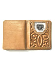 Men's Genuine Leather Wallets - Khaki