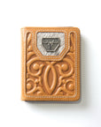 Men's Genuine Leather Wallets - Camel
