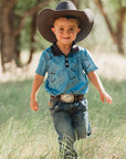Shea Baby Desert Blue Polo Shirt