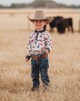 Shea Baby Desert Sky Longsleeve Polo Shirt