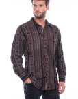 Signature Diamond Stripe Shirt - PS-281