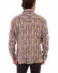 Paisley Print Tencel Shirt - PS-326
