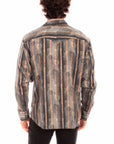 Paisley Stripe Tencel Shirt - PS-327