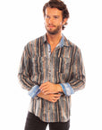 Paisley Stripe Tencel Shirt - PS-327