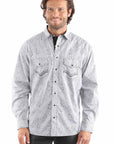 Stripe Print Signature Shirt - PS-342