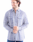 Printed Kantha Signature Shirt - PS-351